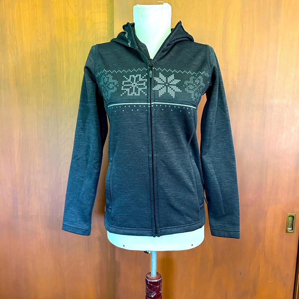 Helly Hansen zip up gray hoodie